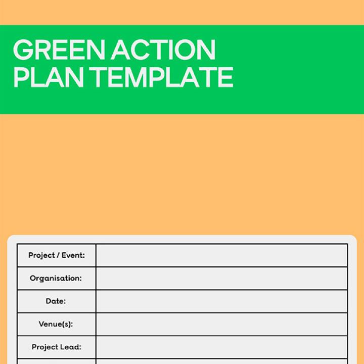 Salford Creatives Green Action Plan Template cover
