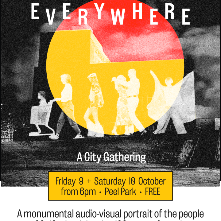 Salford Everywhere: A City Gathering Poster