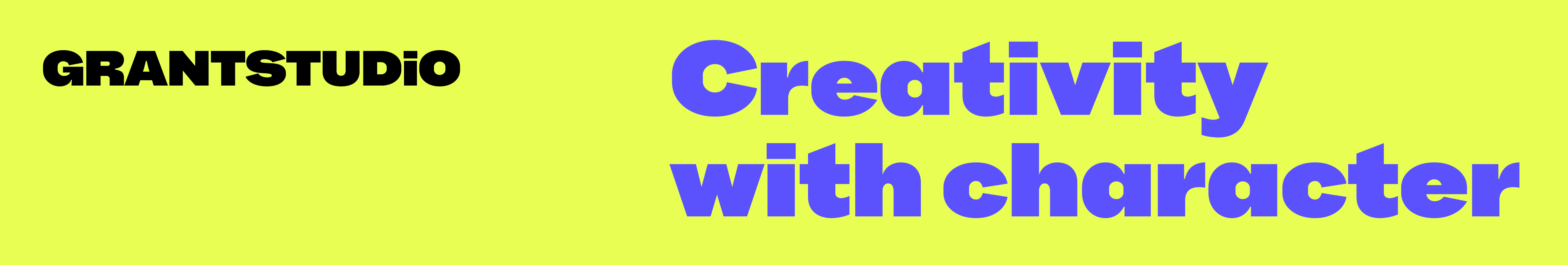 GRANTSTUDiO – Creativity with character
